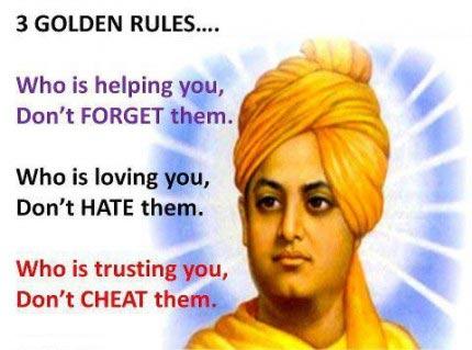 Swami Vivekananda Quotes Golden Rules... 